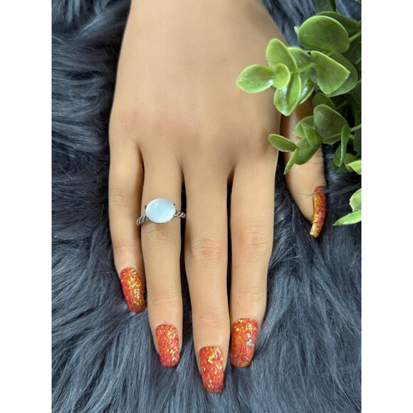 D.Y. 925 Chaceldony Doublet Ring - Picture 9 of 10